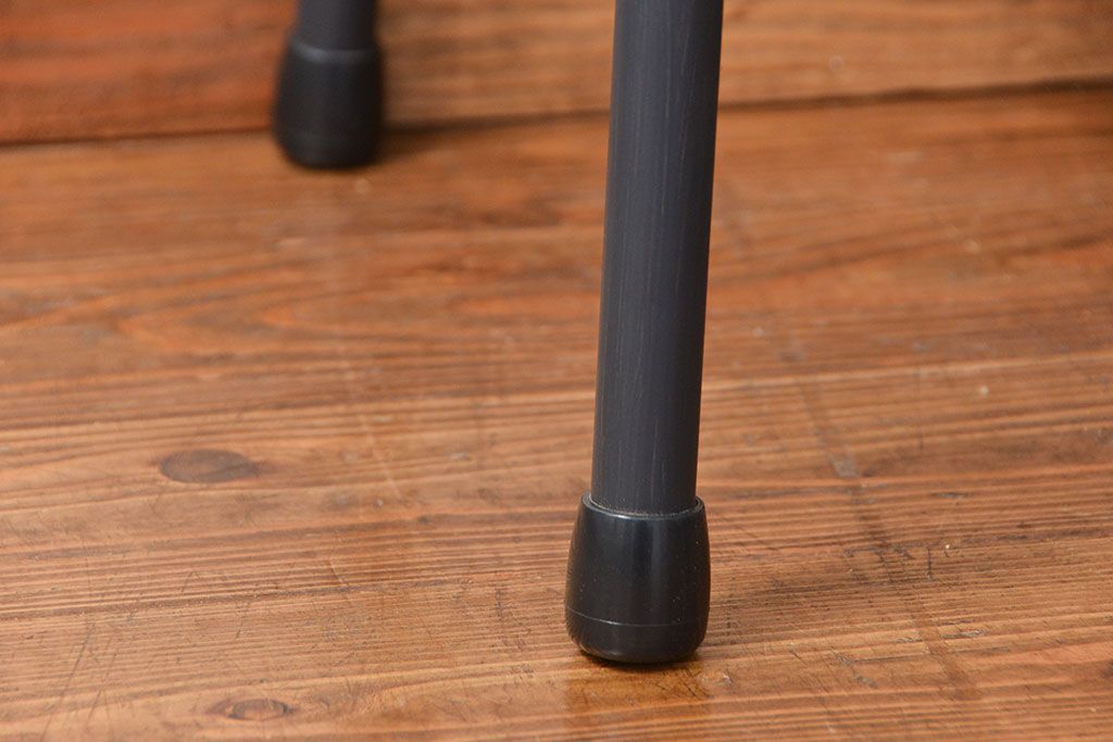 アンティーク家具　アンティーク ☆天板一枚板 使い込まれた古材天板の鉄脚センターテーブル(ベンチ/長椅子)
