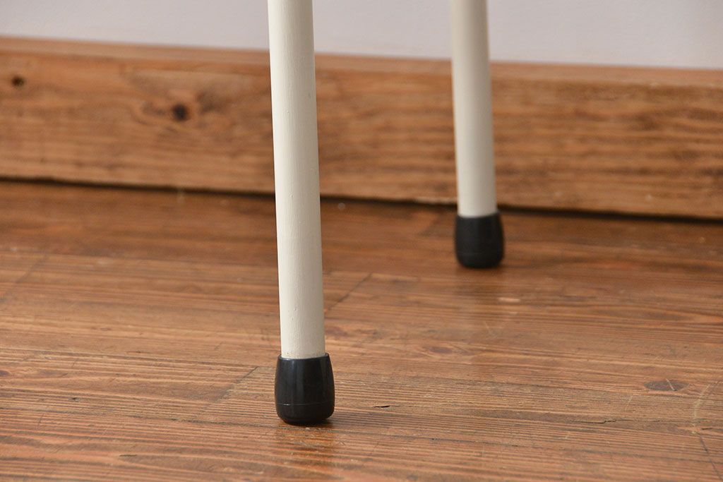 アンティーク家具　アンティーク ☆天板一枚板 使い込まれた古材天板の鉄脚テーブル(7)(デスク/作業台/机)