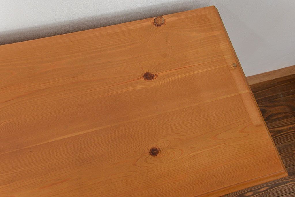 中古　ペニーワイズ　パイン材カップボード(大)定価約36万円(食器棚、キャビネット、カップボード)