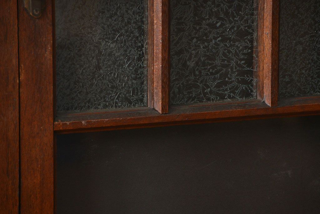 アンティーク  喫茶店のモダンデザイン両開き窓1対(3)(観音開き窓、ガラス戸、建具)