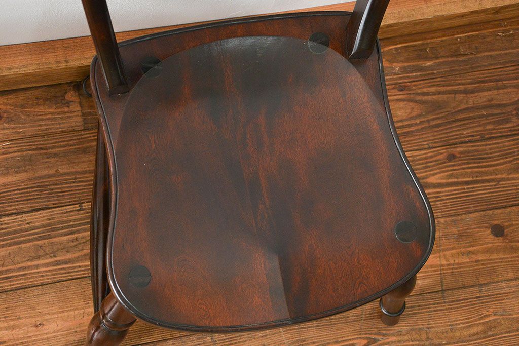 中古　松本民芸家具 ワイコムチェア2脚セット(3) 定価1脚=約88000円(椅子、イス、いす)