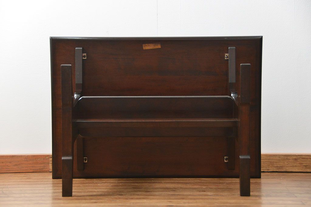 中古 松本民芸家具 食卓テーブル(中)(2)(ダイニングテーブル、机)