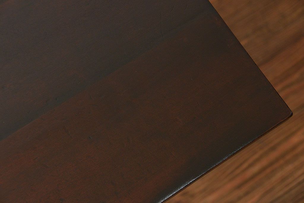 中古 松本民芸家具 食卓テーブル(中)(3)(ダイニングテーブル、机)