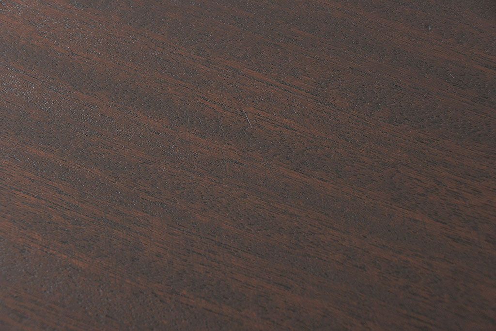 アンティーク家具　古民具・骨董 前面縞黒檀の上品な時代箪笥(チェスト、タンス)
