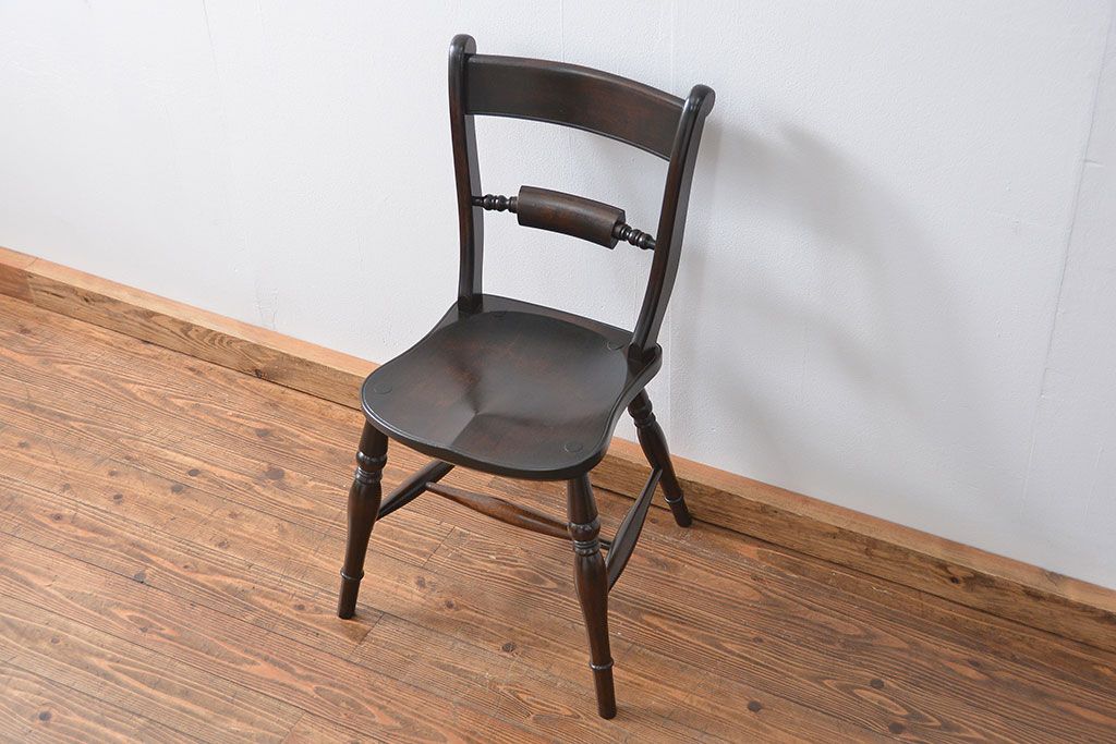 中古 松本民芸家具 ワイコムチェア1脚(1) 定価=約88000円(椅子、イス、いす)