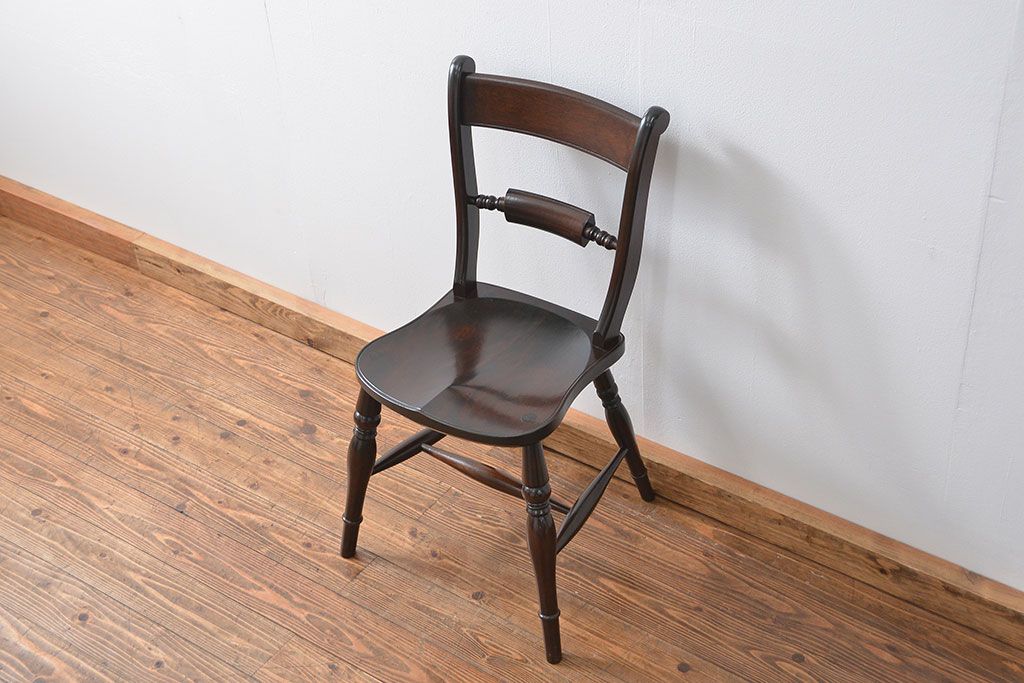 中古 松本民芸家具 ワイコムチェア1脚(2) 定価=約88000円(椅子、イス、いす)