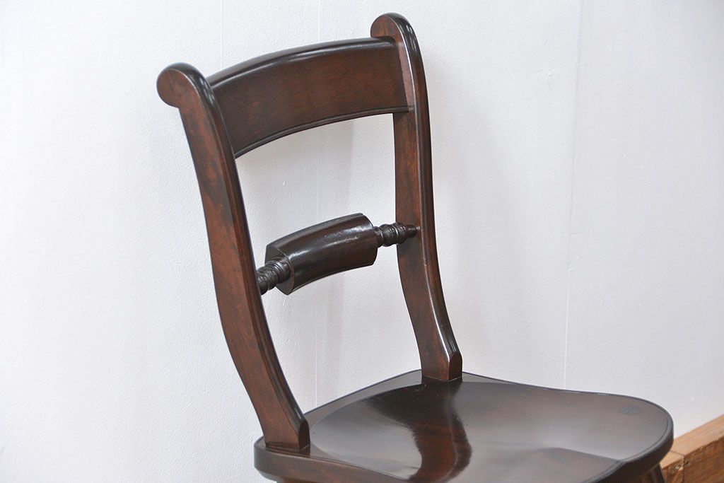 中古 松本民芸家具 ワイコムチェア1脚(2) 定価=約88000円(椅子、イス、いす)