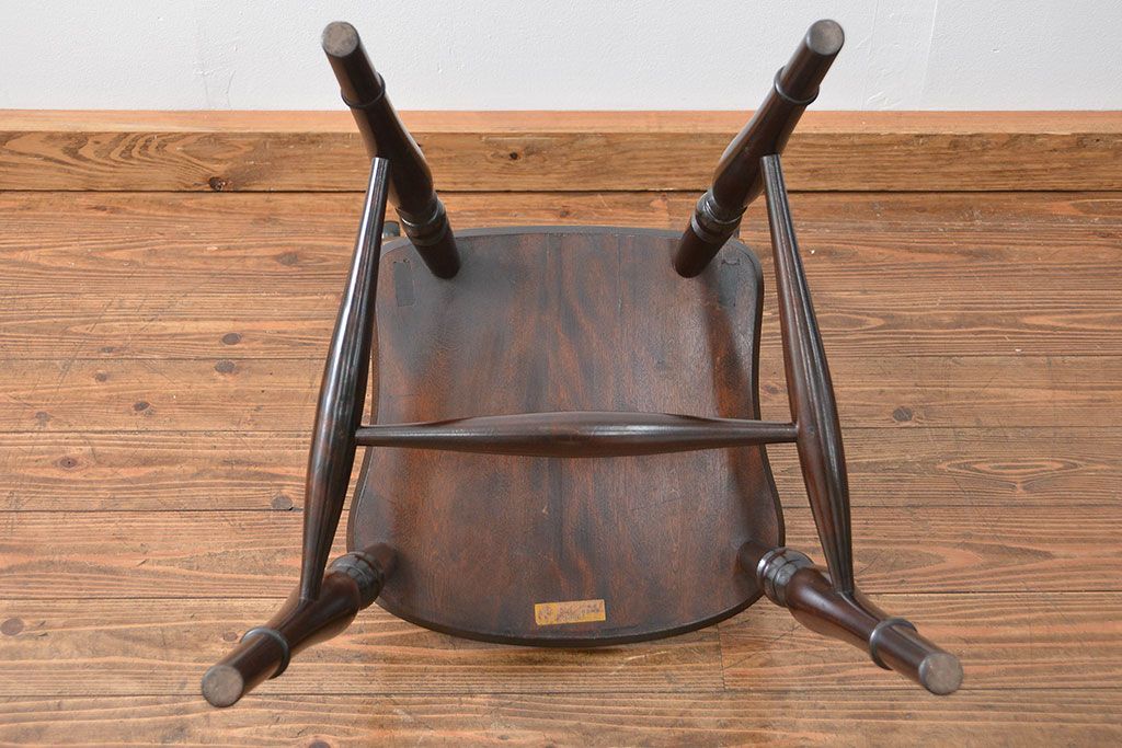中古 松本民芸家具 ワイコムチェア1脚(2) 定価=約88000円(椅子、イス、いす)