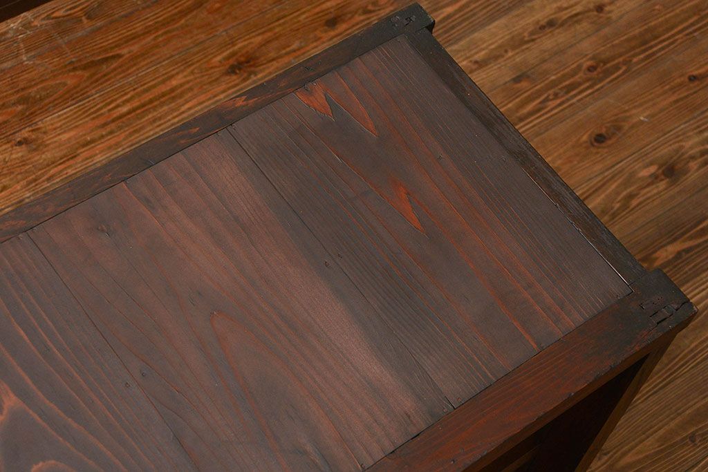 アンティーク家具　アンティーク 引き出し20杯 2段重ね収納箪笥(収納棚、飾り棚、薬箪笥、百味箪笥、チェスト)
