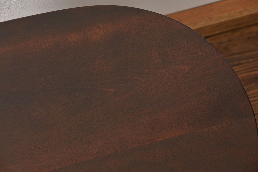 レトロ家具　昭和レトロ かわいいデザイン!上質なラウンドテーブル(カフェテーブル、コーヒーテーブル、サイドテーブル、センターテーブル)