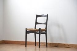 中古 ビンテージ 松本民芸家具 ラッシチェア1脚 定価約74000円(2)(椅子、イス)
