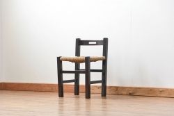 中古 ビンテージ 松本民芸家具 ラッシチェア1脚 (イス、椅子)