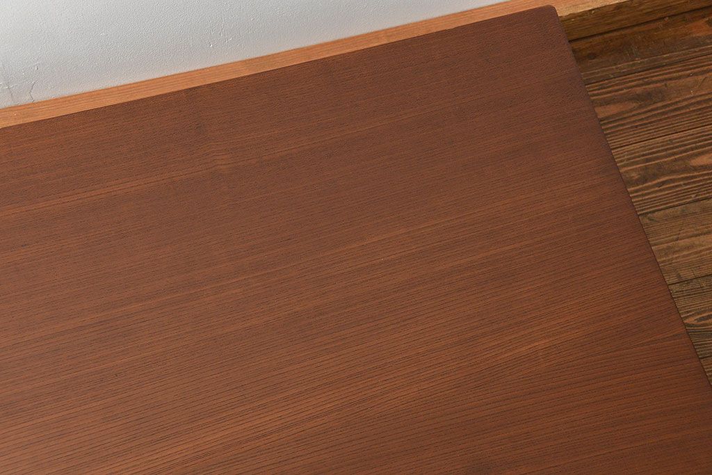 アンティーク家具　アンティーク 総欅材 上質な柾目造り 折り畳みちゃぶ台(センターテーブル、机、座卓)