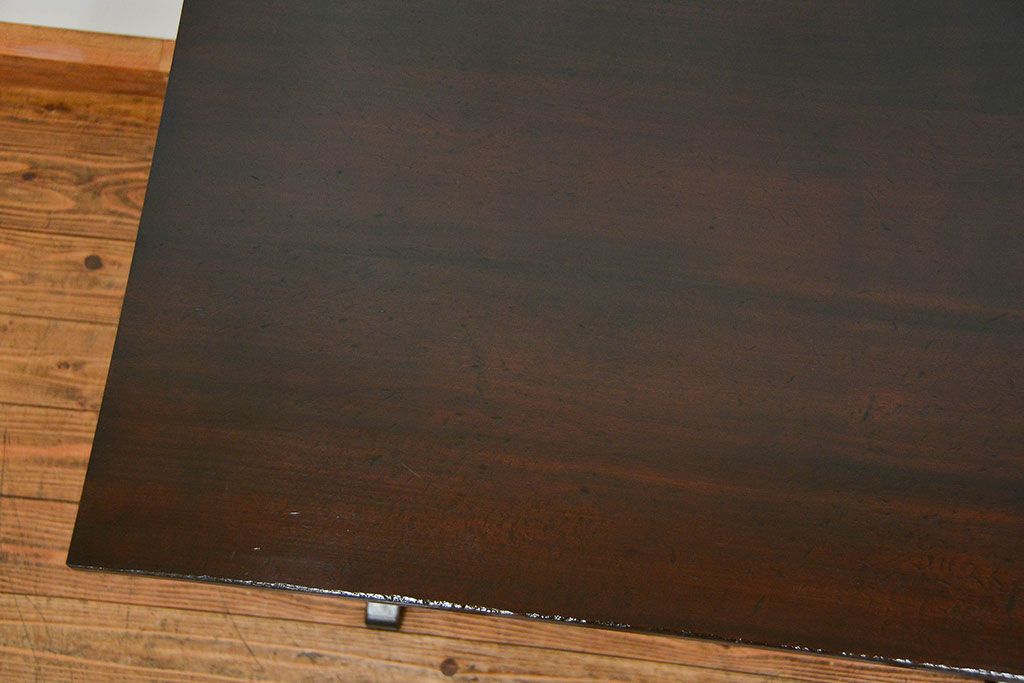 中古 ビンテージ 松本民芸家具 食卓テーブル(4)(ダイニングテーブル、机)
