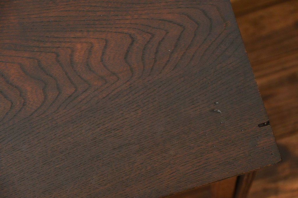レトロ家具　昭和レトロ 小さな引き出し付き収納棚(本棚)
