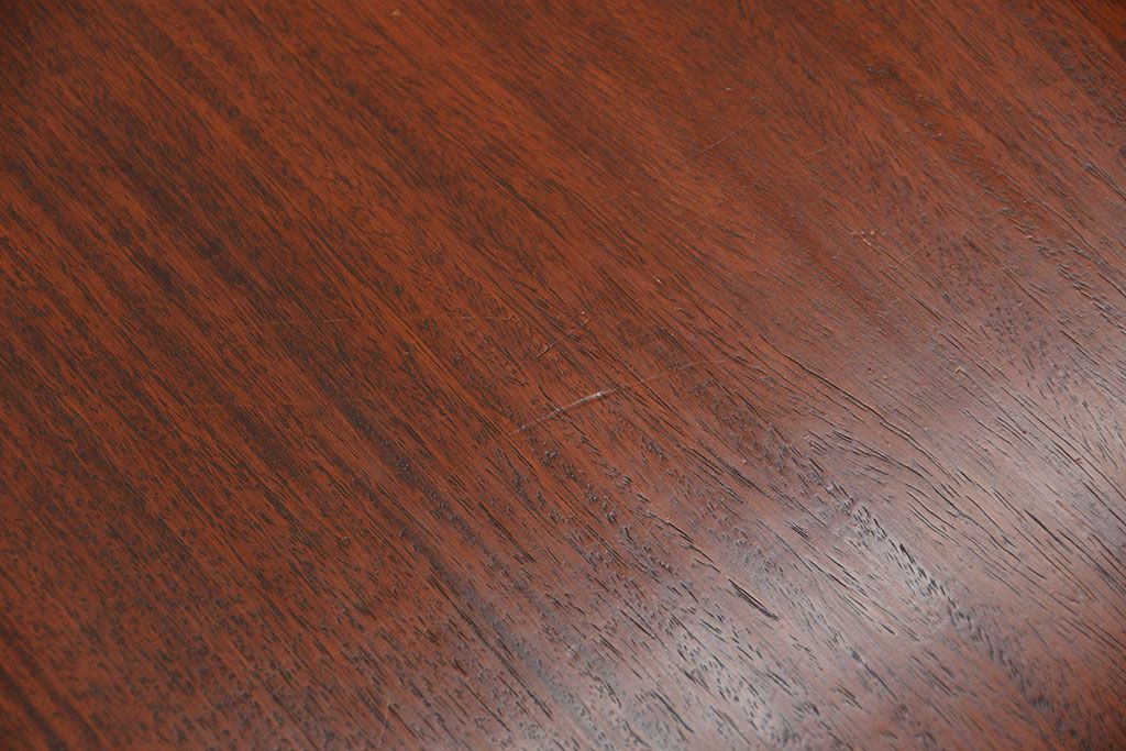 アンティーク家具　古民具・骨董 小振りな唐木座卓(テーブル、机)　