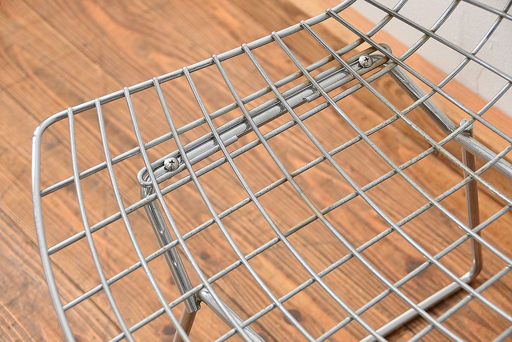 中古　Knoll(ノール)　ワイヤーサイドチェア?　(イス、椅子)