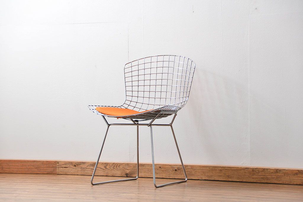 中古　Knoll(ノール)　ワイヤーサイドチェア?　(イス、椅子)