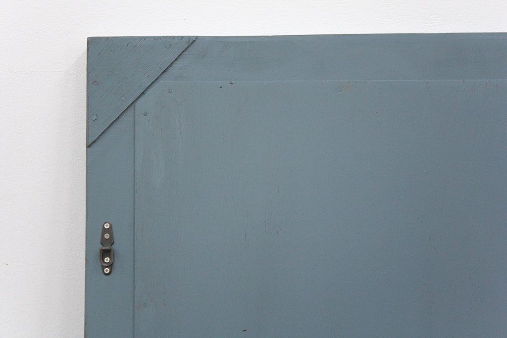 アンティーク雑貨　ラフジュ工房オリジナル　アンティークペイントウォールミラー(1)(鏡、姿見)