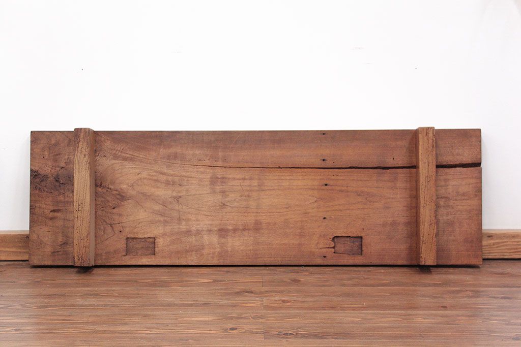 アンティーク家具　ジャンク品　イタミ有り　一枚裁ち板(テーブル、作業台)