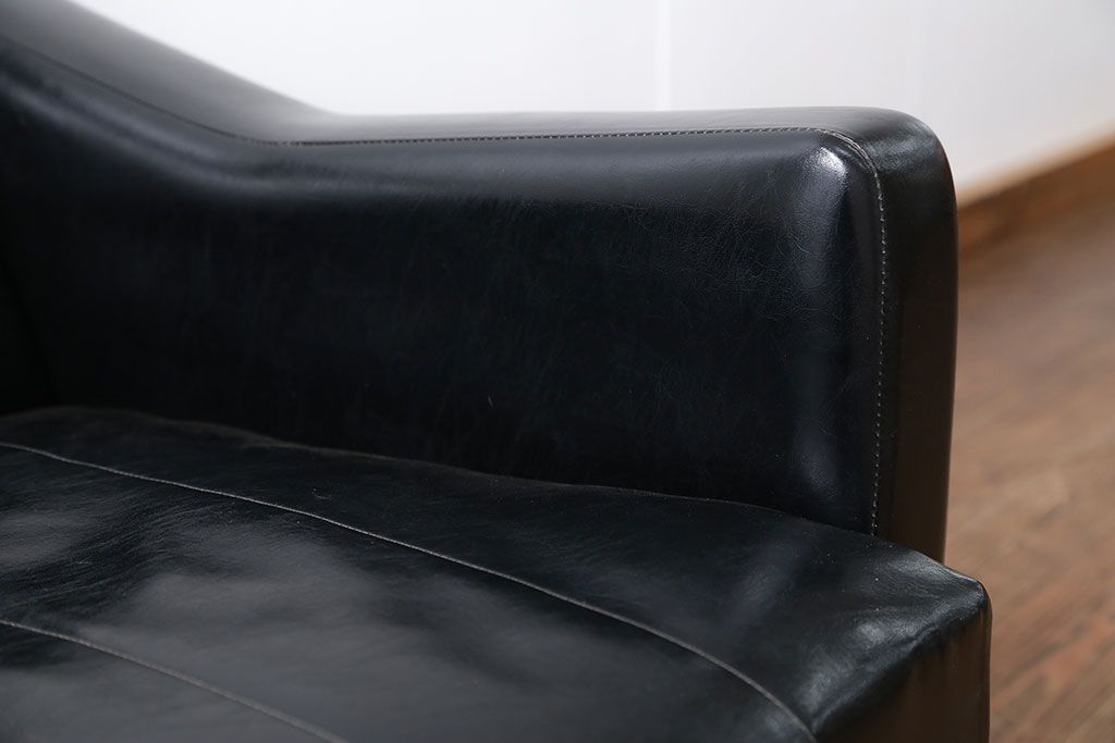レトロ家具　昭和レトロ 1960〜70年代　レトロでシックな1Pソファ(ラウンジチェア)