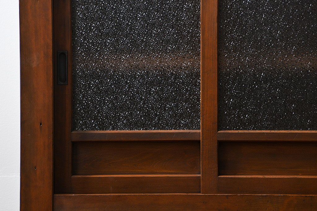アンティーク家具　古民具・骨董 作りの良い　上品な3尺水屋箪笥　(食器棚、キャビネット)
