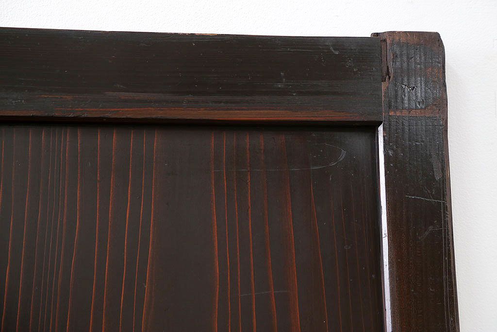 古民具・骨董 古い帯戸　4枚セット(引き戸、板戸、古民家)
