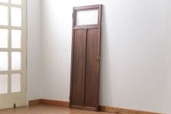 古民具・骨董 ダイヤガラス入りの上品な扉(ドア)