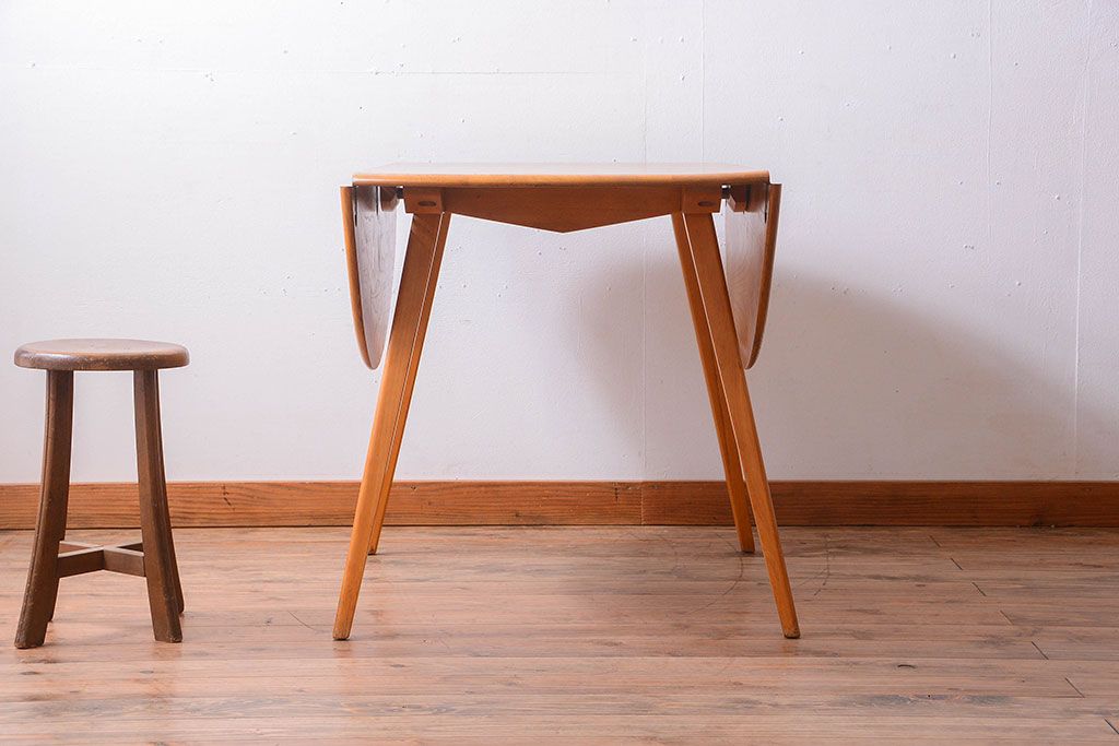 アンティーク家具　イギリスERCOL(アーコール)　ウィンザーシリーズ　バタフライテーブル