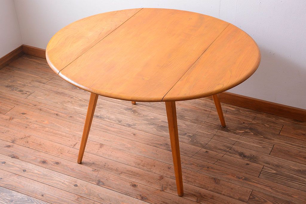 アンティーク家具　イギリスERCOL(アーコール)　ウィンザーシリーズ　バタフライテーブル
