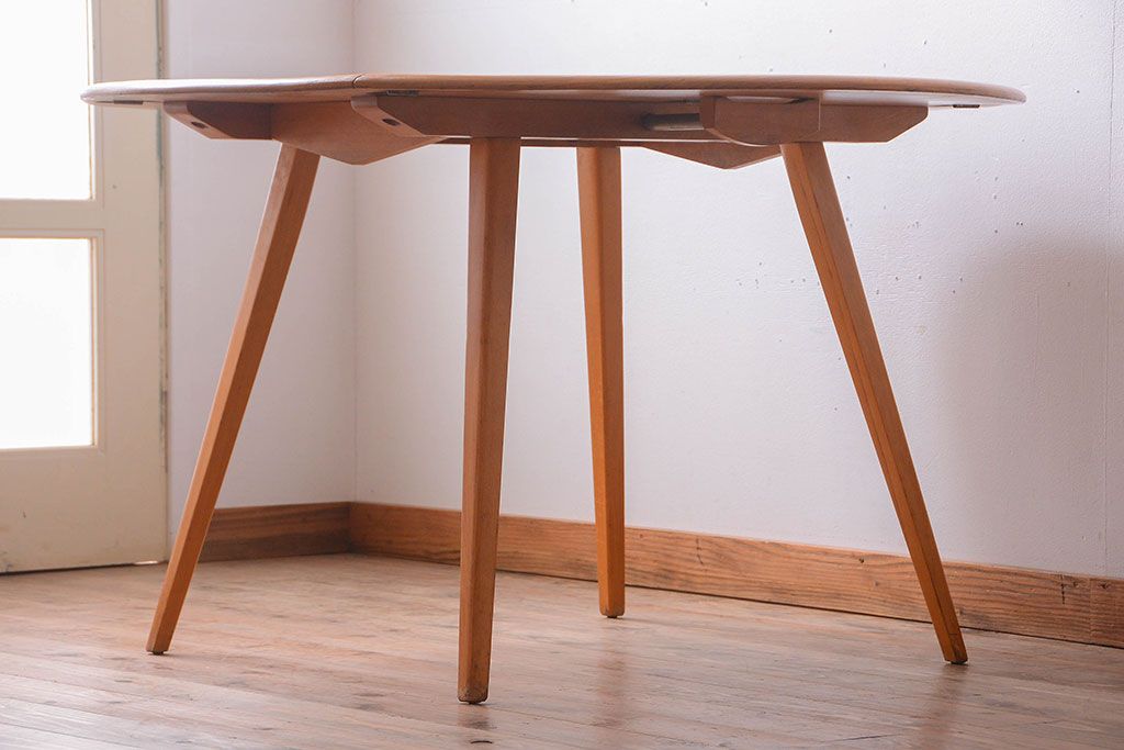 アンティーク家具　イギリスERCOL(アーコール)　ウィンザーシリーズ　バタフライテーブル