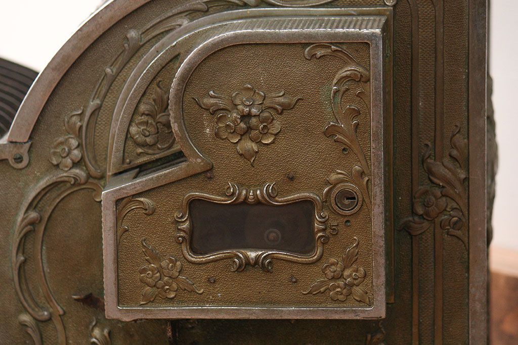 アンティーク雑貨　1900年頃 アメリカ ナショナル社製 アンティークレジスター(キャッシャー)