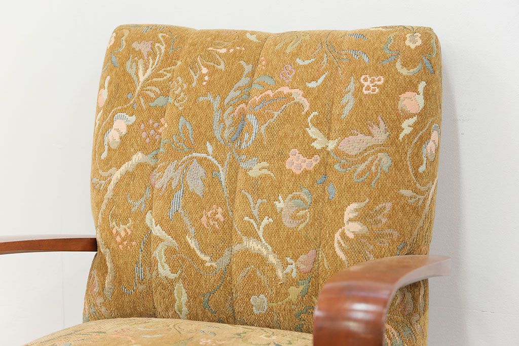 レトロ家具　昭和レトロ 1960〜70年代　かわいい一人掛けソファ(1)(シングルソファ、椅子、アームチェア、イス)