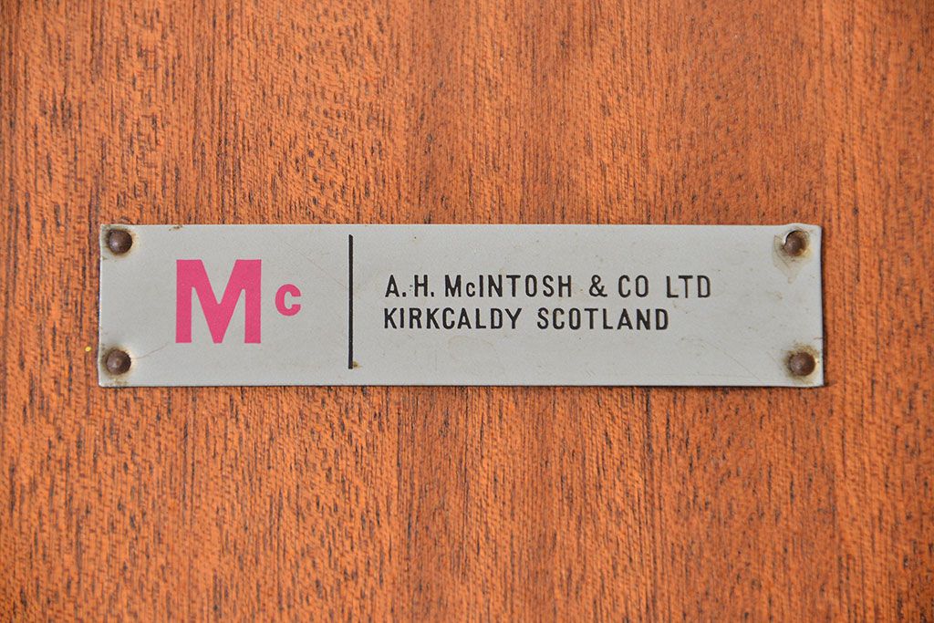 ヴィンテージ家具　北欧ビンテージ　A.H.McINTOSH(マッキントッシュ)エクステンションテーブル(ダイニングテーブル)