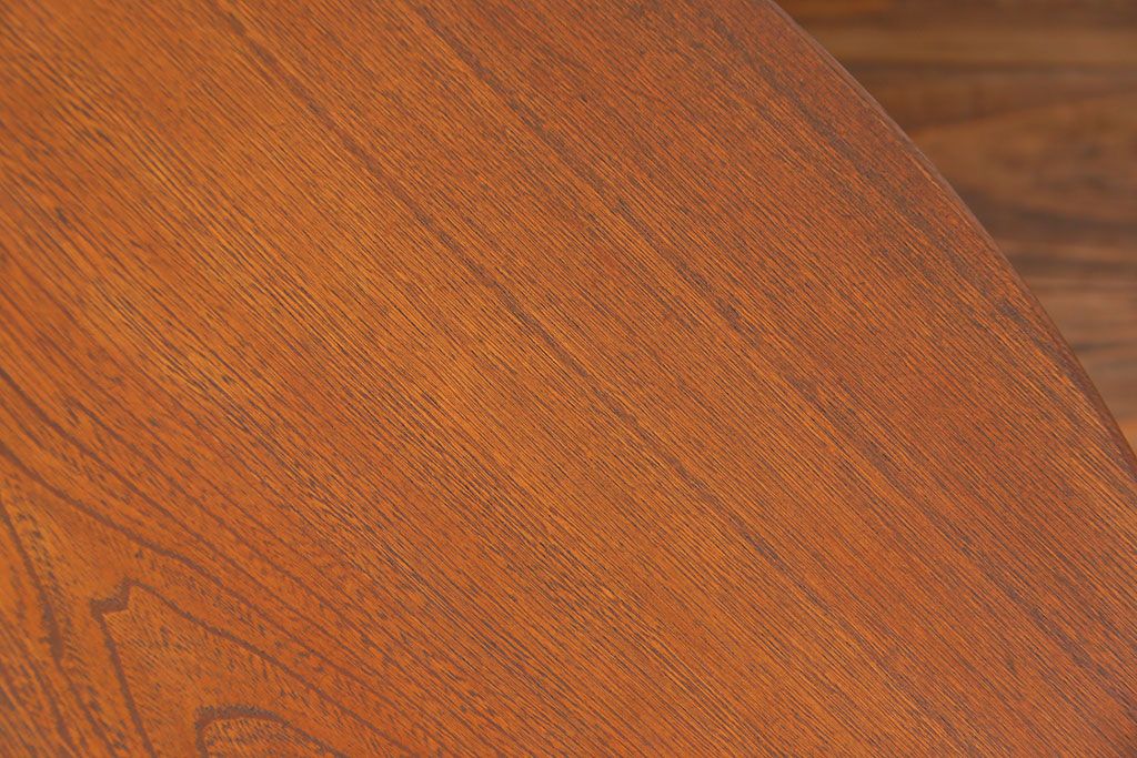 レトロ家具　昭和レトロ 大振りな丸型ちゃぶ台(テーブル、座卓)