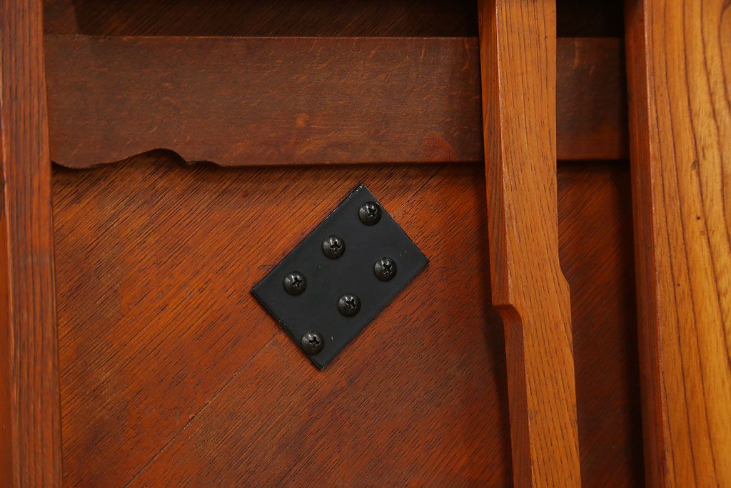 レトロ家具　昭和レトロ 大振りな丸型ちゃぶ台(テーブル、座卓)