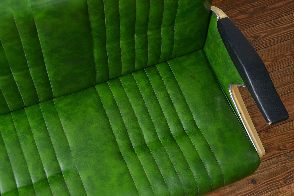 レトロ家具　昭和レトロ 極めて珍しい1960年代 ミッドセンチュリーソファ(ベンチ)