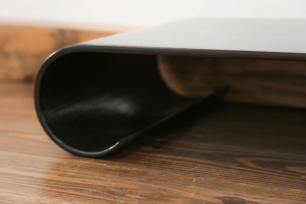 アンティーク雑貨　アンティーク 唐木製の巻き花台 (飾り台)
