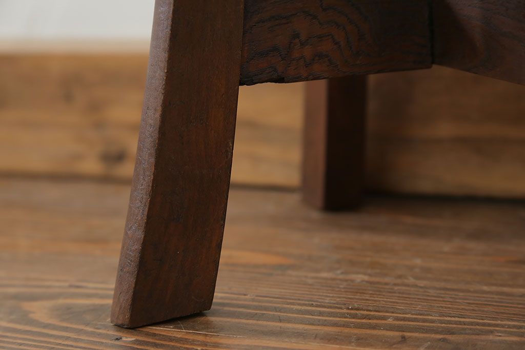 アンティーク家具　アンティーク かわいい丸スツール(椅子、イス)