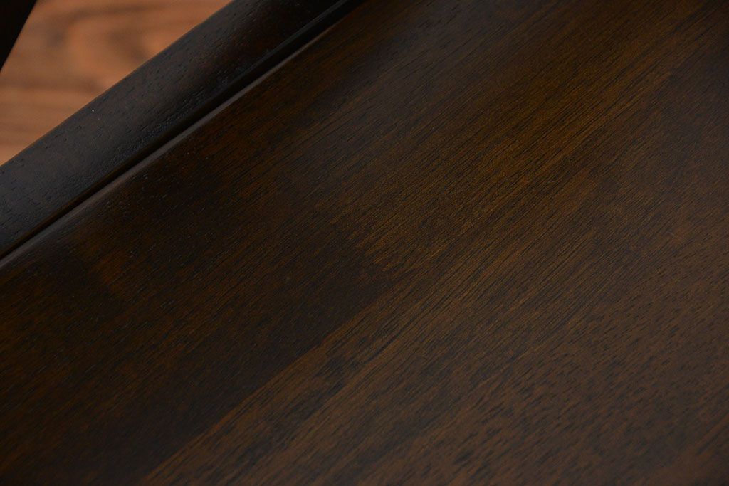中古 カリモク製 ルスティック(RUSTIC) コーナーベンチチェア