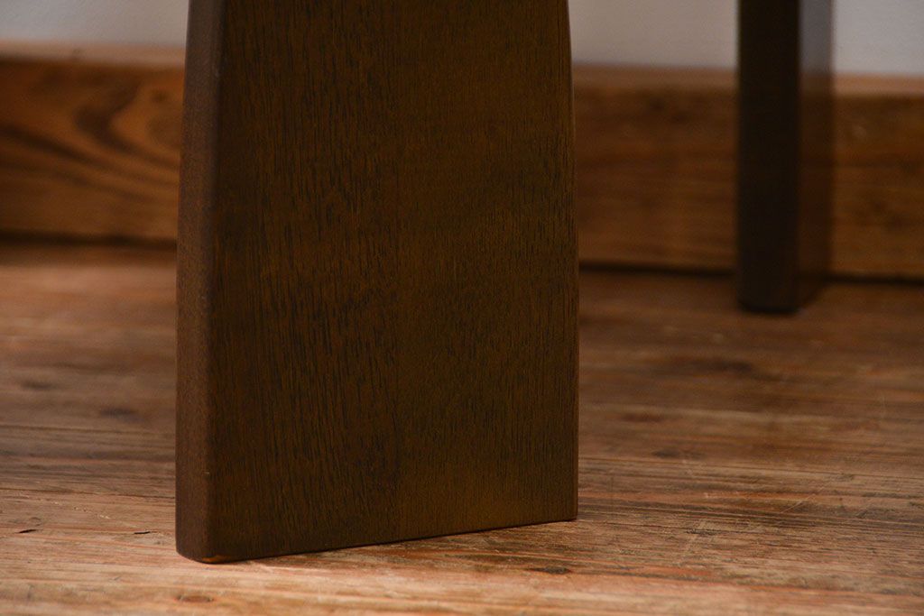 中古 カリモク製 ルスティック(RUSTIC) コーナーベンチチェア