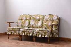 中古 穂高 WINDSOR セクショナルチェア 3点セット(3Pソファ)飛騨産業