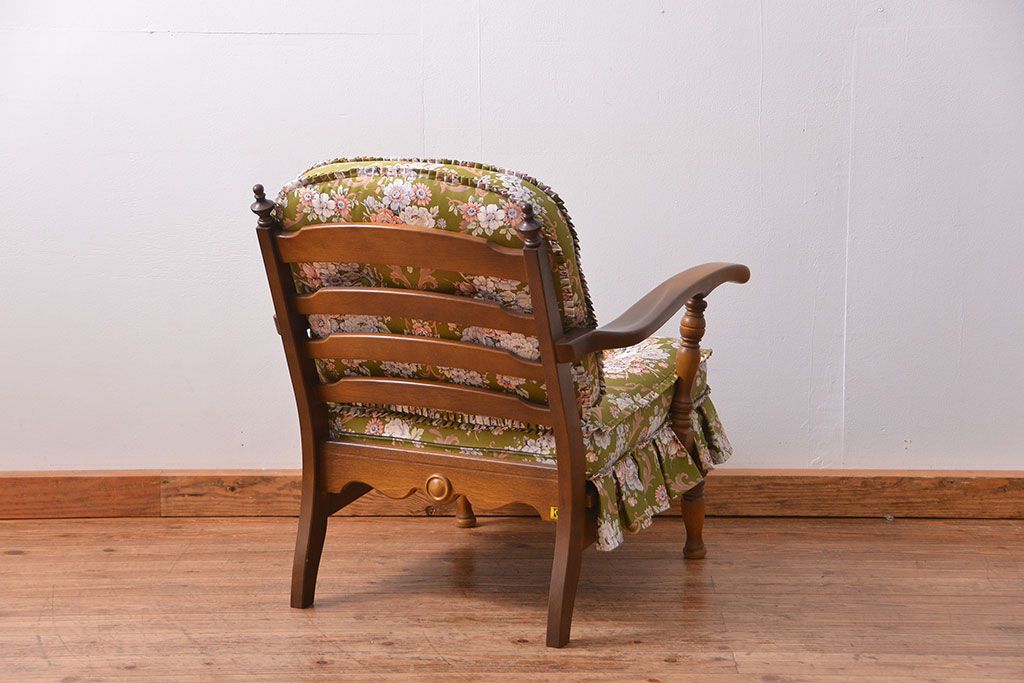 中古 飛騨産業 穂高 WINDSOR セクショナルチェア 両肘付きチェア(1)(一人掛けソファ)