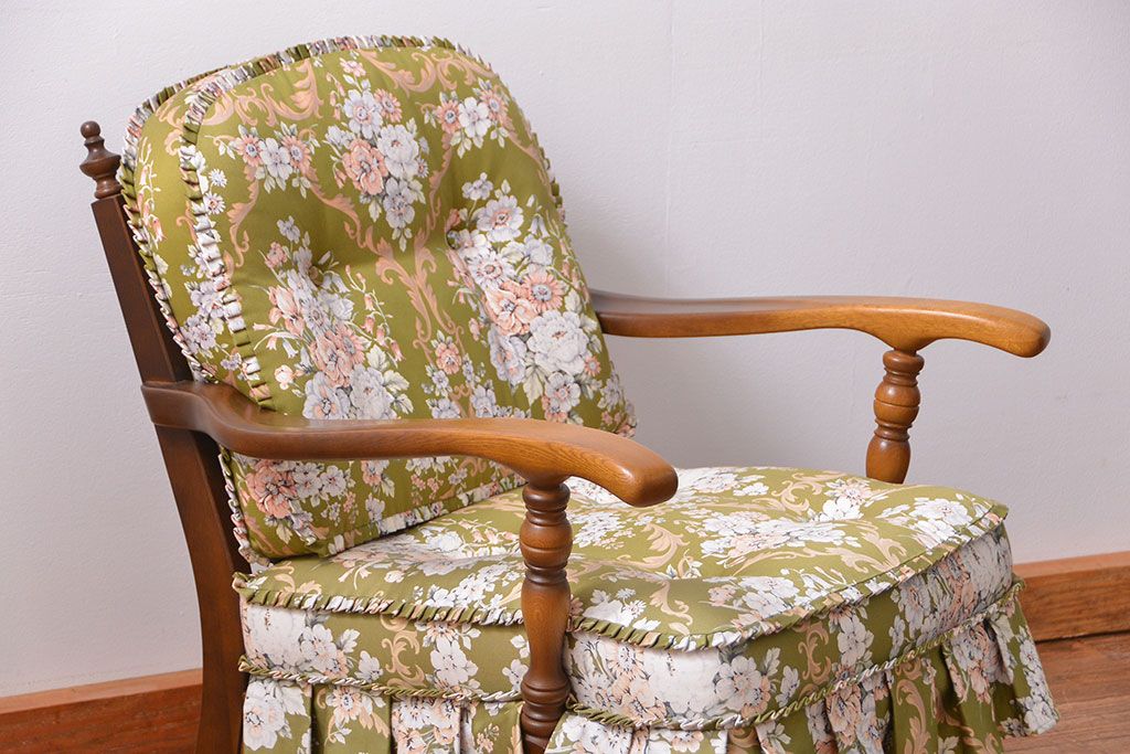 中古 穂高 WINDSOR セクショナルチェア 両肘付きチェア(2)(一人掛けソファ) 飛騨産業