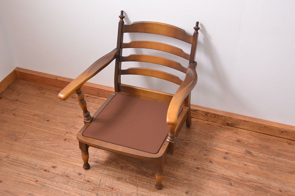 中古 穂高 WINDSOR セクショナルチェア 両肘付きチェア(2)(一人掛けソファ) 飛騨産業