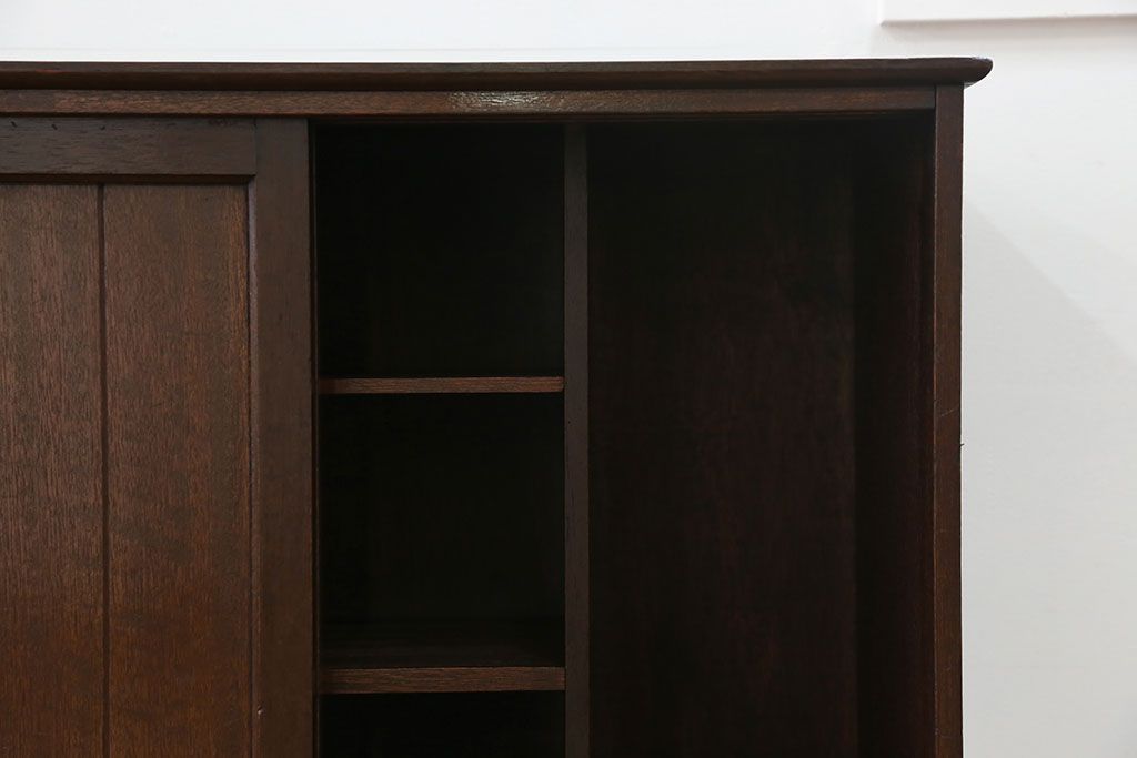 レトロ家具　昭和レトロ シンプルな下駄箱(収納棚、靴箱)