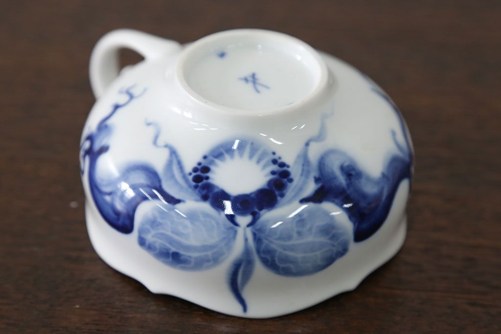 アンティーク雑貨　ロイヤルコペンハーゲン(Royal Copenhagen)・マイセンなどのカップ&ソーサー4種類セット(リモージュ・リチャード・ジノリ)