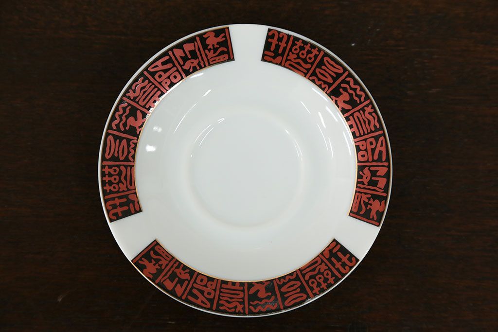 アンティーク雑貨　ロイヤルコペンハーゲン(Royal Copenhagen)・マイセンなどのカップ&ソーサー4種類セット(リモージュ・リチャード・ジノリ)