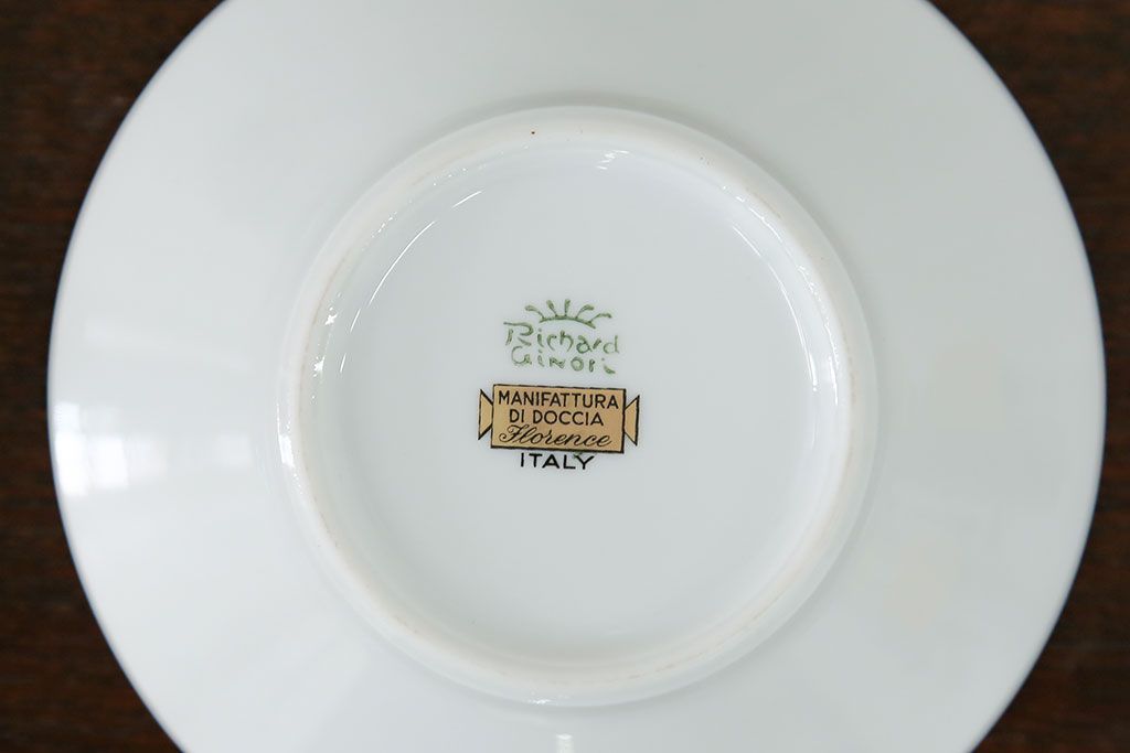 アンティーク雑貨　ロイヤルコペンハーゲン(Royal Copenhagen)・マイセンなどのカップ&ソーサー4種類セット(リモージュ・リチャード・ジノリ)