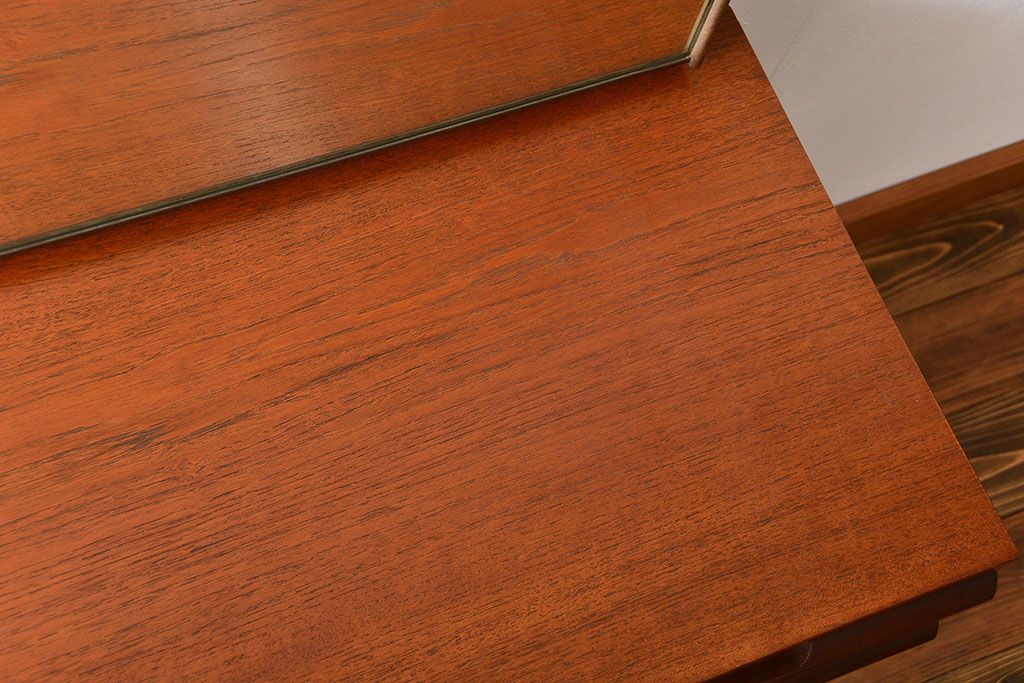 北欧家具 鏡付き ドレッサーテーブル(北欧ビンテージサイドボード)